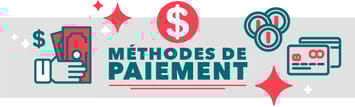 Méthodes de paiement